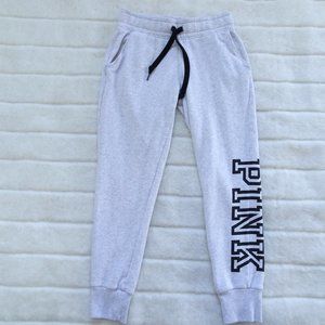 🌵Pink Victoria's Secret Gray Sweat Pants XS